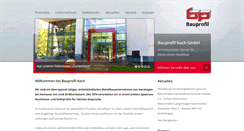 Desktop Screenshot of bauprofil.de